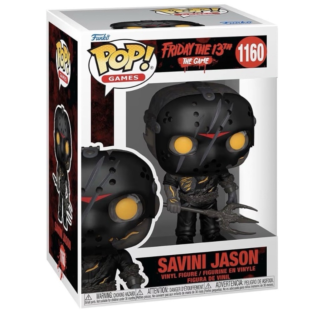 Funko Pop Savini Jason Black and Red Vinyl Figure